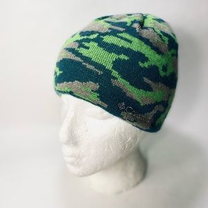 Columbia Sportswear Reversible Knit Beanie Hat Youth L/XL